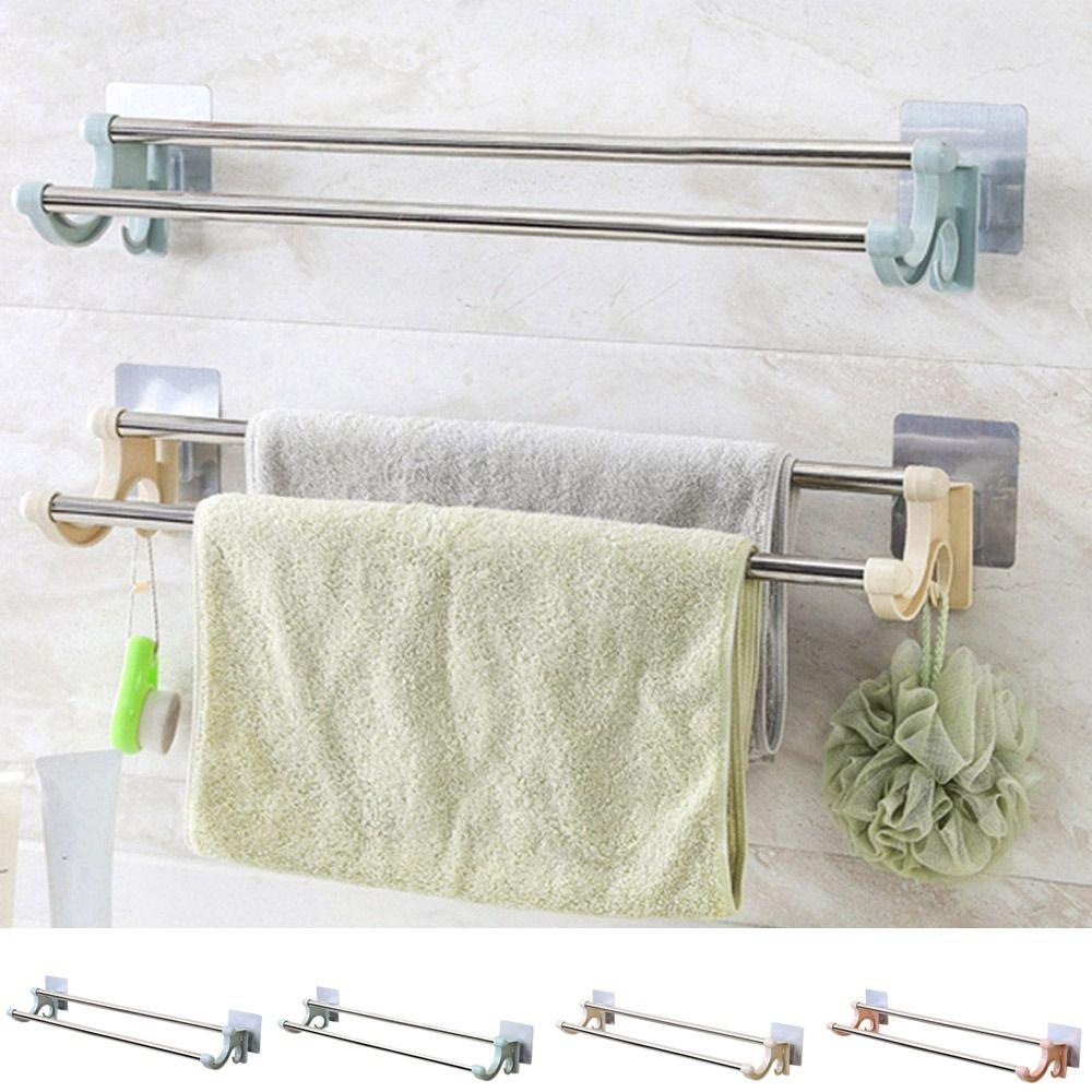 Punch-free Double Rod Towel Bar Stainless Steel Towel Storage Shelf Towel Rack for Bathroom бежевий
Punch-free Double Rod Towel Bar Stainless Steel Towel Storage Shelf Towel Rack for Bathroom бежевий