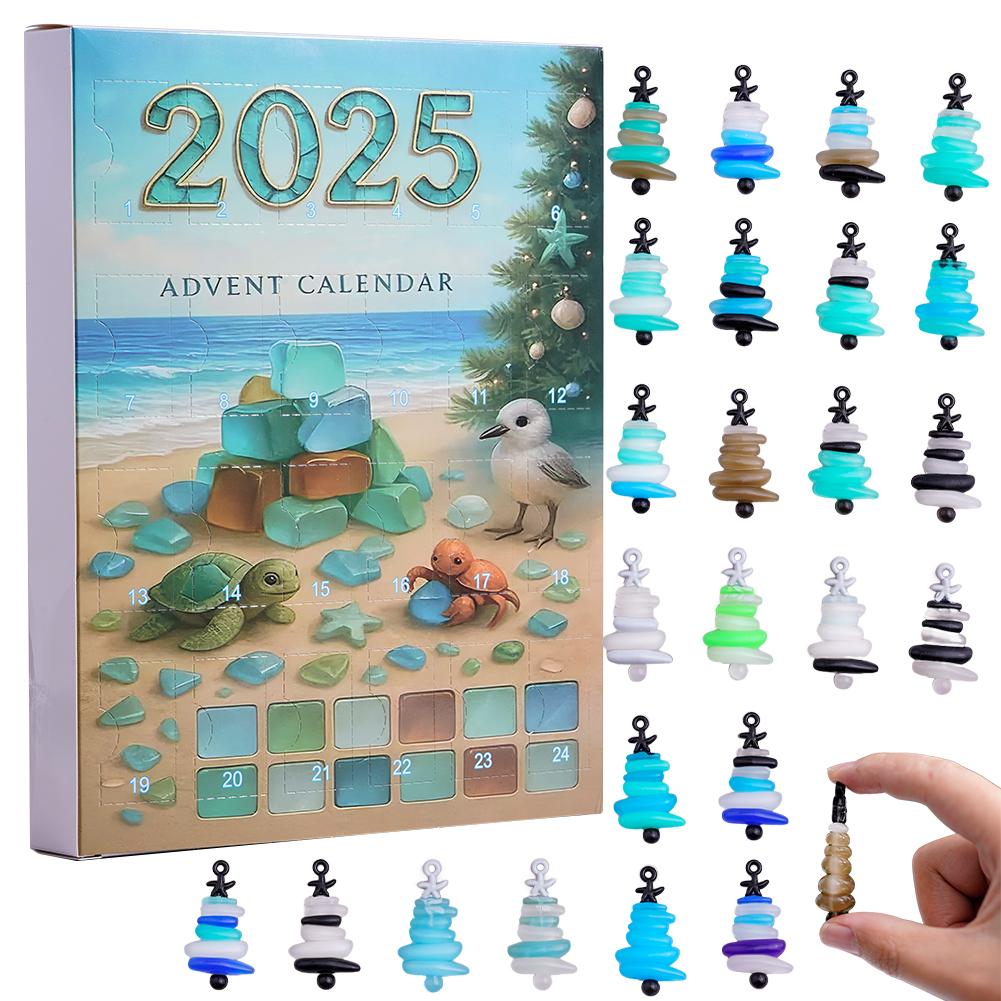 2025 Календарь Адвента «Рождественская елка из морского стекла» Фестивальная Слепая Коробка Акриловая Подвеска Рождественское Украшение Набор 3D Акриловых Подвесок L
2025 Календарь Адвента «Рождественская елка из морского стекла» Фестивальная Слепая Коробка Акриловая Подвеска Рождественское Украшение Набор 3D Акриловых Подвесок L