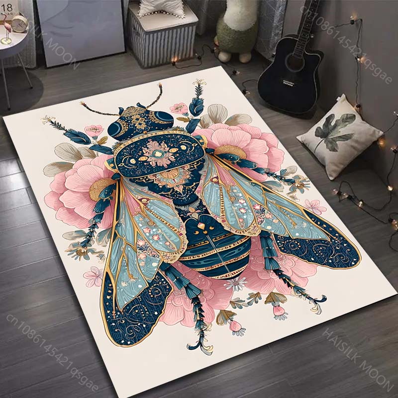Multiple sizes Colorful insect, floral intricate design Carpet for Living Room Bedroom Sofa Home Decor Rus Non-slip mat 40cm x 60cm
Multiple sizes Colorful insect, floral intricate design Carpet for Living Room Bedroom Sofa Home Decor Rus Non-slip mat 40cm x 60cm