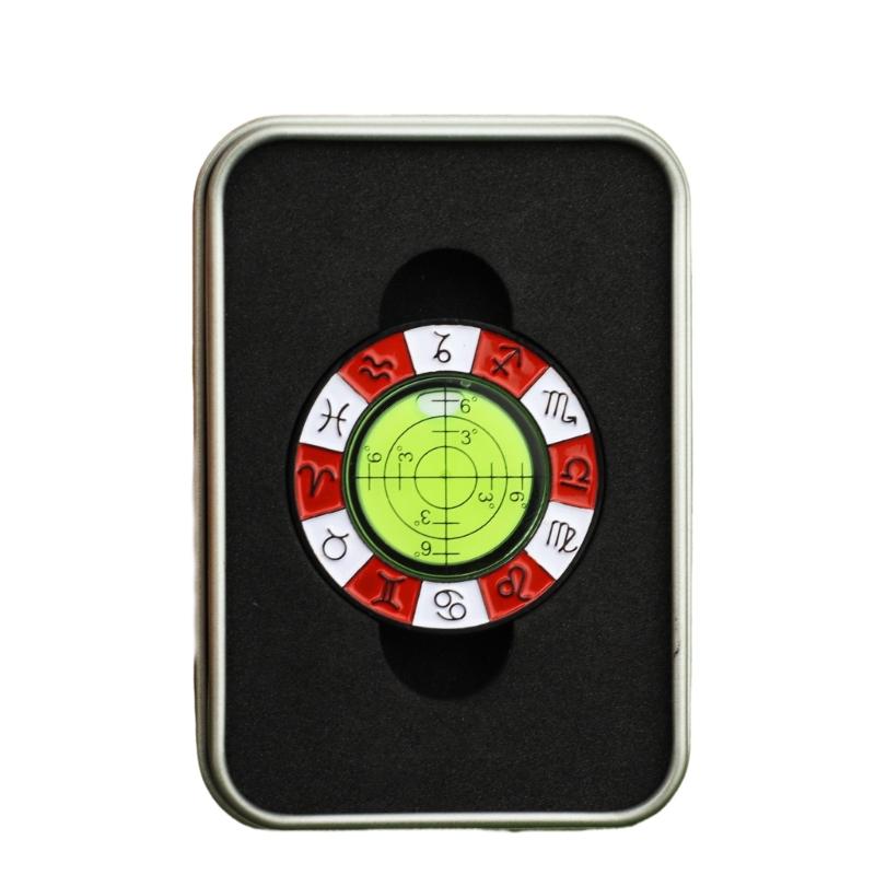 Golf Putt Green Reader with Iron Box Green Reading Tool Detachable Level Reading Golf Hat Clip Marker Golfer Gift
Golf Putt Green Reader with Iron Box Green Reading Tool Detachable Level Reading Golf Hat Clip Marker Golfer Gift