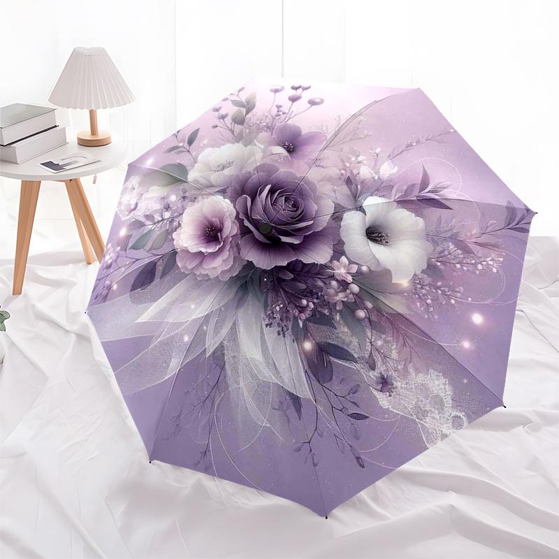 1pc Purple Floral Bouquet with Lace Umbrella with Plastic Handle,Suitable for All Seasons Home Travel Outdoor Umbrellaptys31020
1pc Purple Floral Bouquet with Lace Umbrella with Plastic Handle,Suitable for All Seasons Home Travel Outdoor Umbrellaptys31020
