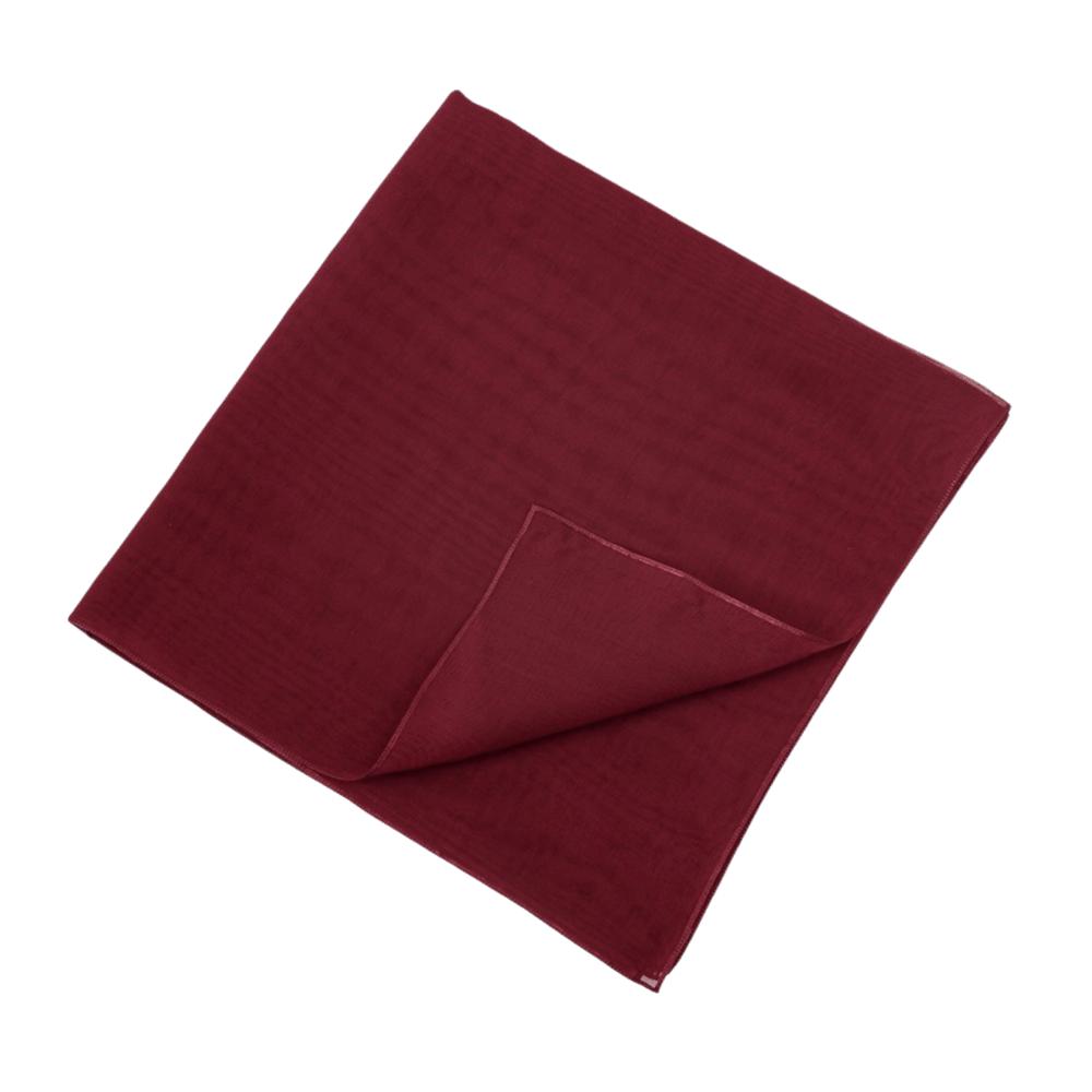 110*110cm Voile Silk Scarf New Fabric Solid Color Viscose Headscarf Breathable Material Square Shape Islamic Shawl вино красного
110*110cm Voile Silk Scarf New Fabric Solid Color Viscose Headscarf Breathable Material Square Shape Islamic Shawl вино красного