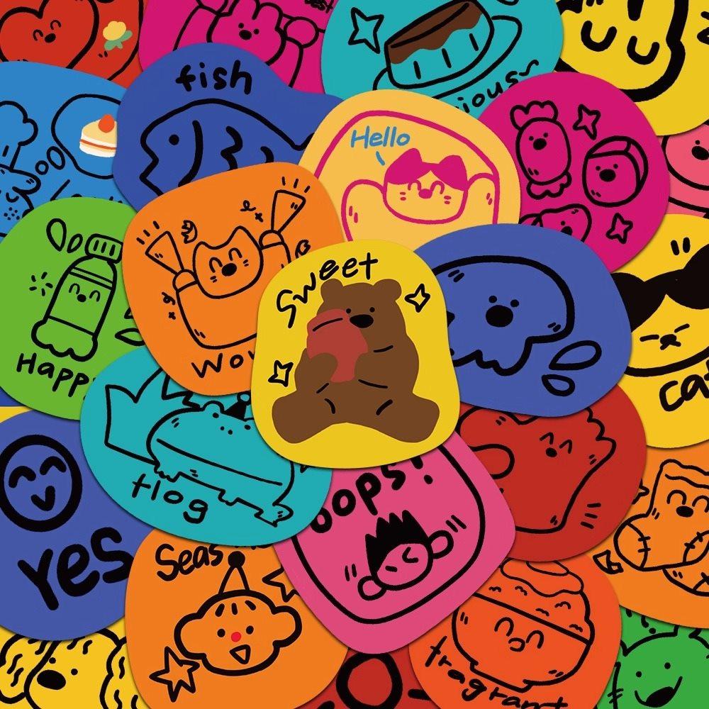 1set Colorful Graffiti Simple Stickers Cute Personalized Creative Phone Cases Notebook Waterproof Stickers
1set Colorful Graffiti Simple Stickers Cute Personalized Creative Phone Cases Notebook Waterproof Stickers