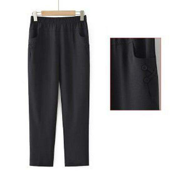 High-Waist Ice Silk Casual Pants for Middle-Aged Women - Loose, Straight-Leg, Summer-Ready. 5XL чорний
High-Waist Ice Silk Casual Pants for Middle-Aged Women - Loose, Straight-Leg, Summer-Ready. 5XL чорний
