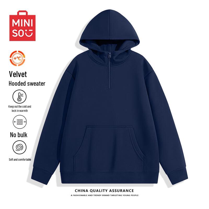 MINISO Unisex Half-Zip Fleece Lined Hoodie 3XL
MINISO Unisex Half-Zip Fleece Lined Hoodie 3XL
