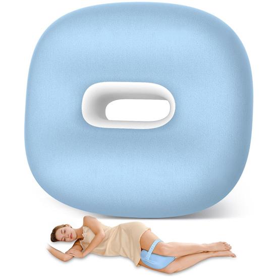 Knee Pillow for Side Sleepers Memory Foam Leg Pillow with Strap Spine Alignment Pregnancy Leg Pillow for Hip Back Sciatica Pain Relief синій
Knee Pillow for Side Sleepers Memory Foam Leg Pillow with Strap Spine Alignment Pregnancy Leg Pillow for Hip Back Sciatica Pain Relief синій