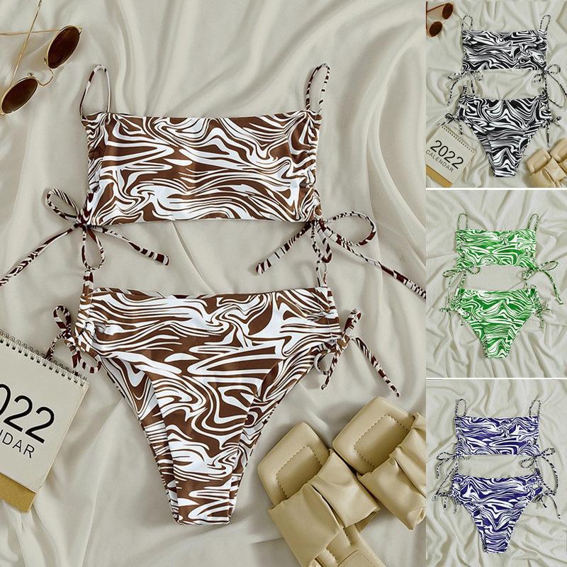 2025 Summer European & American High-Waist Lace-Up One-Piece Bikini Swimsuit Large зелений
2025 Summer European & American High-Waist Lace-Up One-Piece Bikini Swimsuit Large зелений