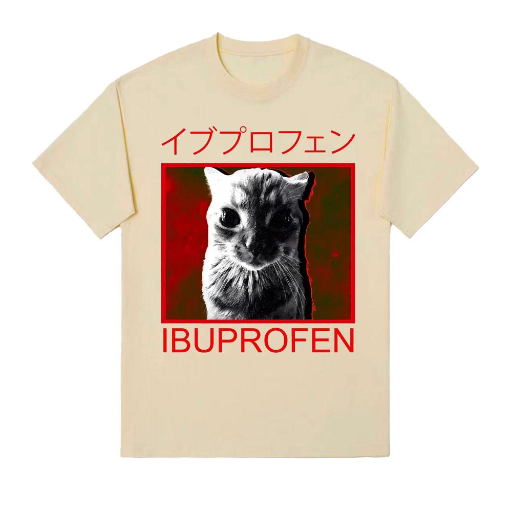 Lbuprofen Cat Japanese Text Retro Funny Meme T Shirts for Unisex Women Gothic Vintage Tshirts Casual Cotton Oversized Tshirt Tops 4XL
Lbuprofen Cat Japanese Text Retro Funny Meme T Shirts for Unisex Women Gothic Vintage Tshirts Casual Cotton Oversized Tshirt Tops 4XL