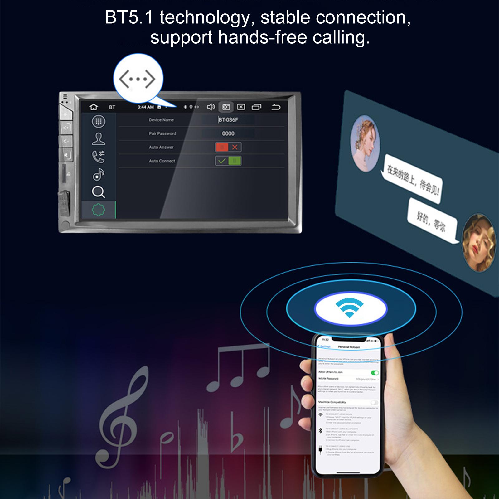 Двойной Din 7-дюймовый автомобильный стерео радио MP5 автомобильный BT мультимедийный плеер FM-приемник аудио сенсорный экран
Двойной Din 7-дюймовый автомобильный стерео радио MP5 автомобильный BT мультимедийный плеер FM-приемник аудио сенсорный экран