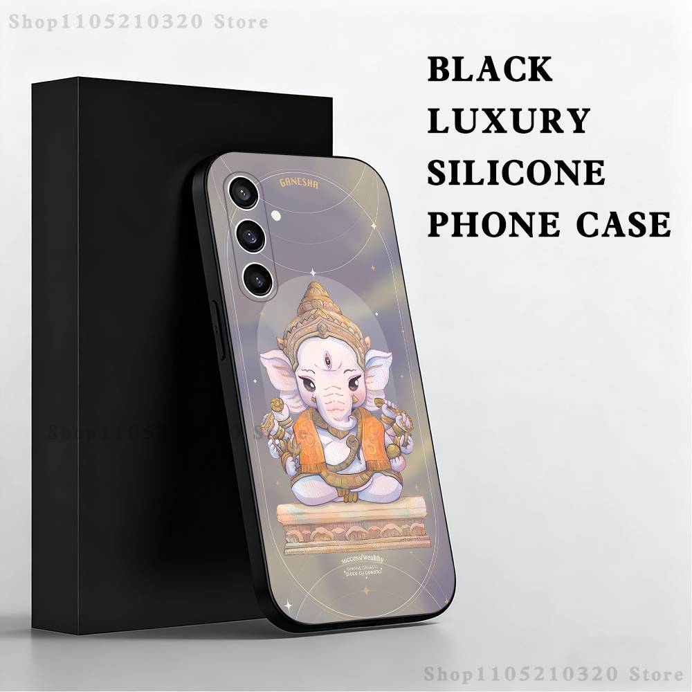 Ganesh Elephant God Phone Case For Samsung S25,S24,S23,S22,S21,S20,S10,Ultra,Plus,Lite,FE,Soft Silicone Black Cover SamsungA52
Ganesh Elephant God Phone Case For Samsung S25,S24,S23,S22,S21,S20,S10,Ultra,Plus,Lite,FE,Soft Silicone Black Cover SamsungA52