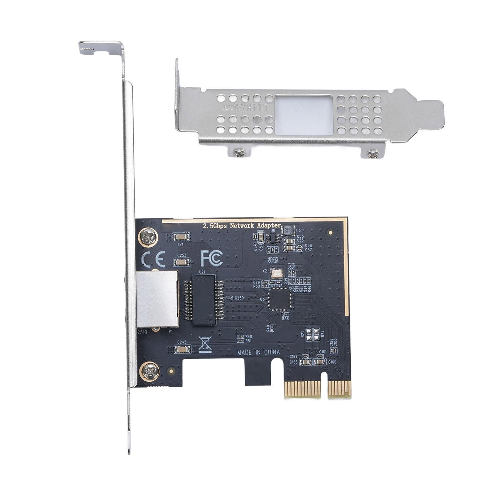 PCI Express Card 101001000M2.5G High Speed Network Adapter for Desktop Support Diskless Boot
PCI Express Card 101001000M2.5G High Speed Network Adapter for Desktop Support Diskless Boot