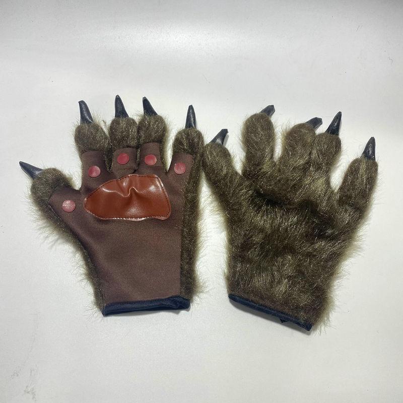 Plush Werewolf Claw Gloves Cosplay Beast Animal Wolf Hairy Hands Halloween Carnival Dress Up Party Costume Props one size
Plush Werewolf Claw Gloves Cosplay Beast Animal Wolf Hairy Hands Halloween Carnival Dress Up Party Costume Props one size