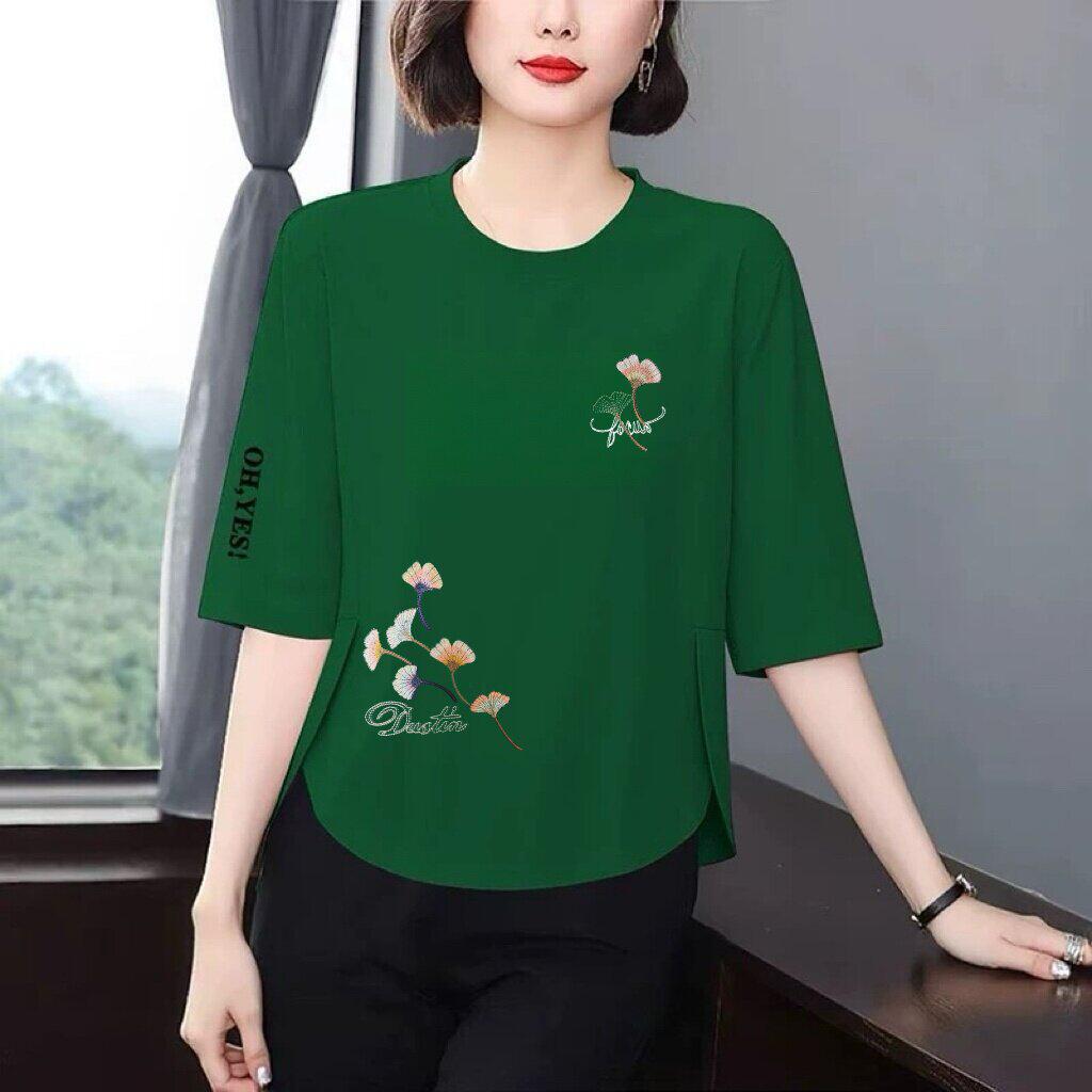 High-End Stylish Printed Women s Seven-Sleeve T-Shirt, Loose-Fit, Slimming, Belly-Covering, Youthful Casual Top for Middle-Aged and Elderly 2XL
High-End Stylish Printed Women s Seven-Sleeve T-Shirt, Loose-Fit, Slimming, Belly-Covering, Youthful Casual Top for Middle-Aged and Elderly 2XL