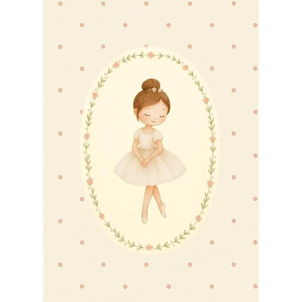 Cute Ballerina Girl Illustration Poster Canvas Painting Print Wall Art Picture for Living Room Nursery Home Decor 21X30CMNo Framed
Cute Ballerina Girl Illustration Poster Canvas Painting Print Wall Art Picture for Living Room Nursery Home Decor 21X30CMNo Framed