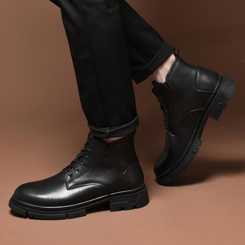 Autumn and winter new leather velvet casual men s leather boots outdoor cotton warm Martin boots tooling Martin boots men s shoes 36
Autumn and winter new leather velvet casual men s leather boots outdoor cotton warm Martin boots tooling Martin boots men s shoes 36