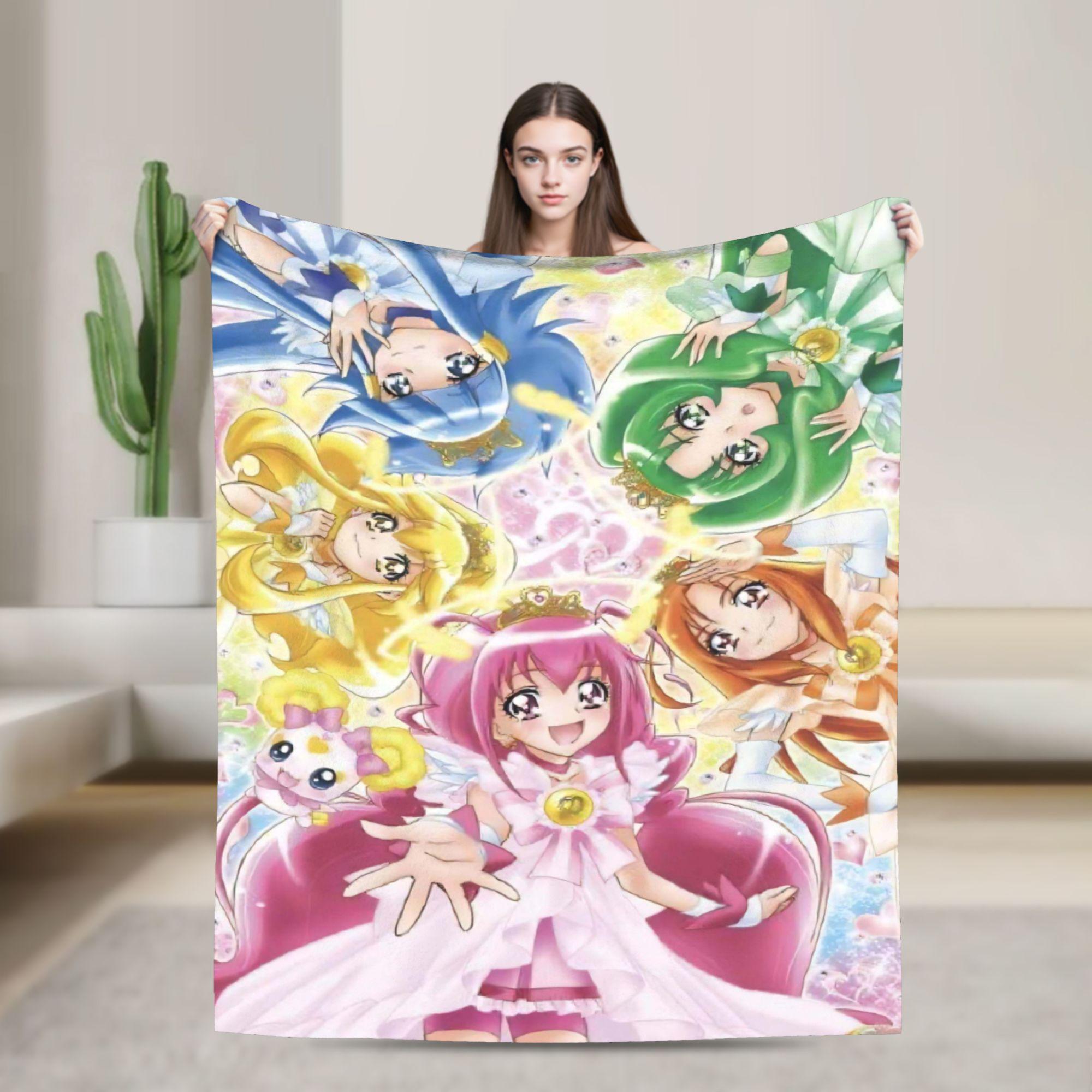 Mermaid Melody Pichi Pichi Pitch Flannel Blanket Winter Warm Throw Blanket for Kids Couch Chair Funny Bedspread Sofa Bed Cover 75cmx90cm
Mermaid Melody Pichi Pichi Pitch Flannel Blanket Winter Warm Throw Blanket for Kids Couch Chair Funny Bedspread Sofa Bed Cover 75cmx90cm