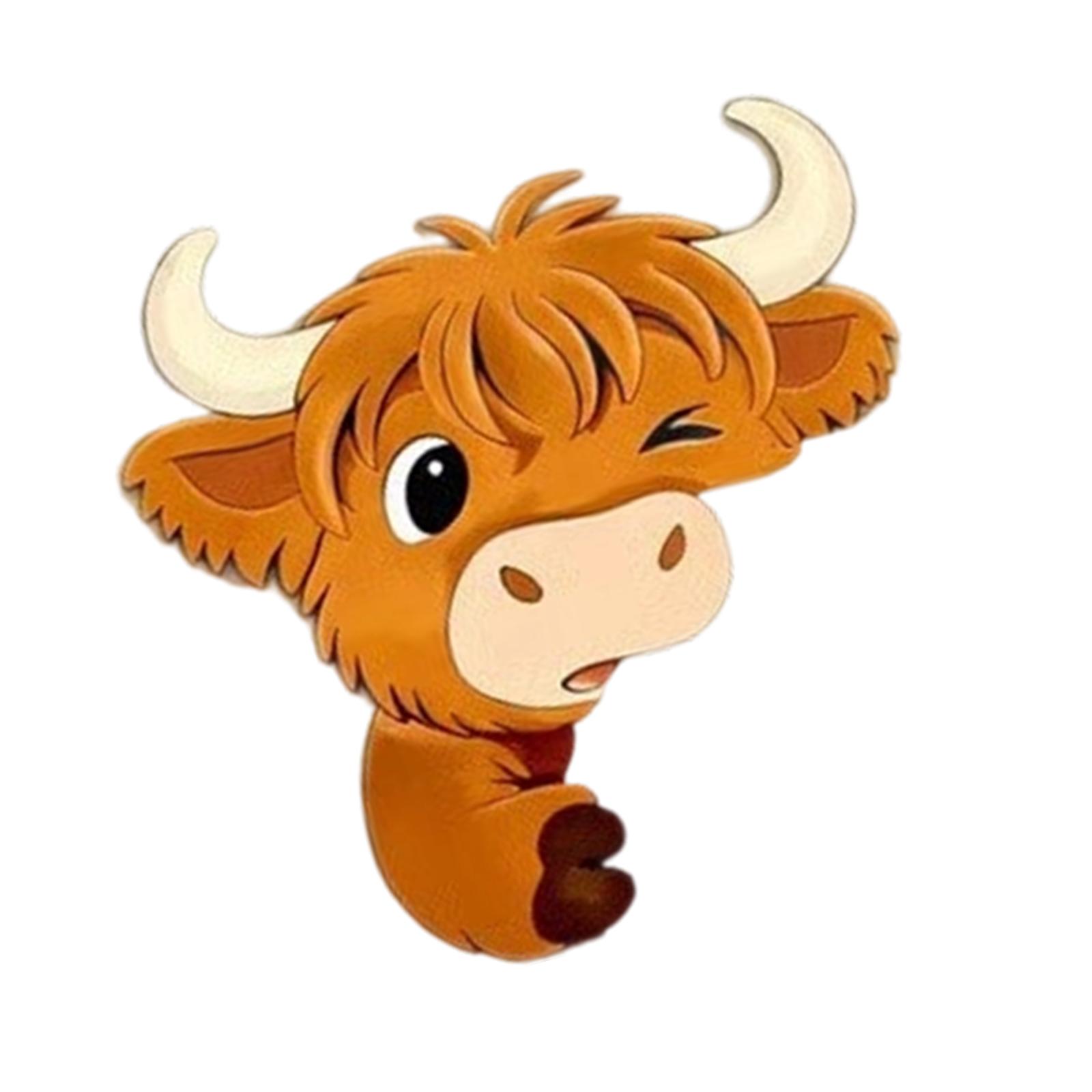 Cute High Land Cow Peeking Wall Art Waterproof Sticker Funny Animal Adhesive Door Corner Decal For Kids Bedroom Entryway A
Cute High Land Cow Peeking Wall Art Waterproof Sticker Funny Animal Adhesive Door Corner Decal For Kids Bedroom Entryway A