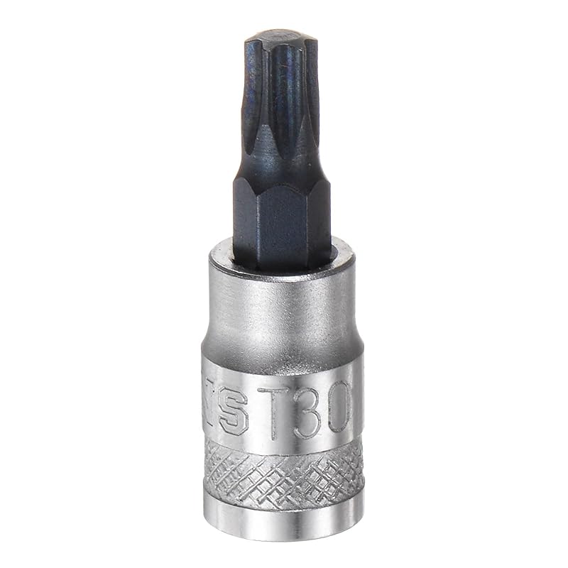 uxcell torx bit socket T30 solid star 1/4 drive 1.46 length S2 steel bit CR-V socket ratchet wrench slide bar for extension rod
uxcell torx bit socket T30 solid star 1/4 drive 1.46 length S2 steel bit CR-V socket ratchet wrench slide bar for extension rod