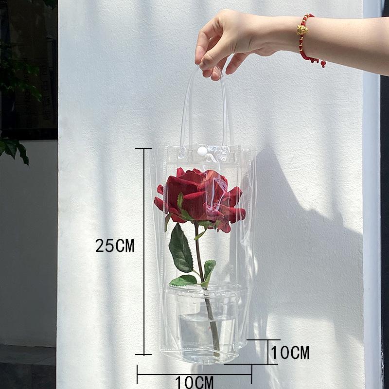 Сумочка Candy Handbag из прозрачного ПВХ - свадебный сувенир с застежкой-кнопкой и пластиковым ремнем
Сумочка Candy Handbag из прозрачного ПВХ - свадебный сувенир с застежкой-кнопкой и пластиковым ремнем