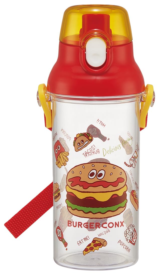 Skater Water Bottle 480ml Burger Conks Friends Plastic Clear Bottle for Children Made in Japan PSB5TR-A
Skater Water Bottle 480ml Burger Conks Friends Plastic Clear Bottle for Children Made in Japan PSB5TR-A