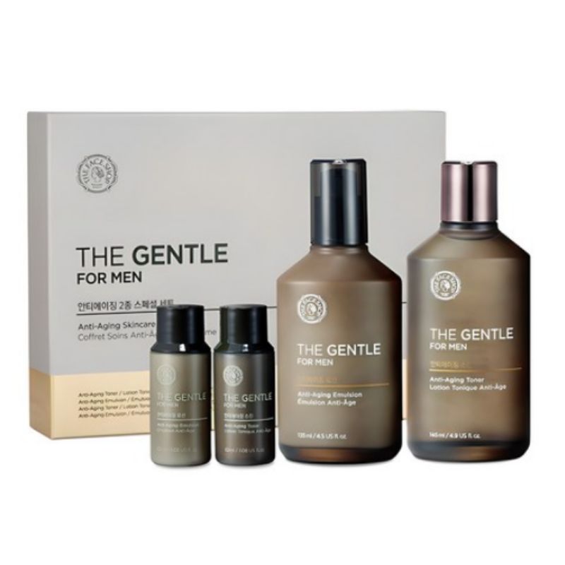 The Face Shop The Gentle For Men Anti-Aging Set of 2
The Face Shop The Gentle For Men Anti-Aging Set of 2