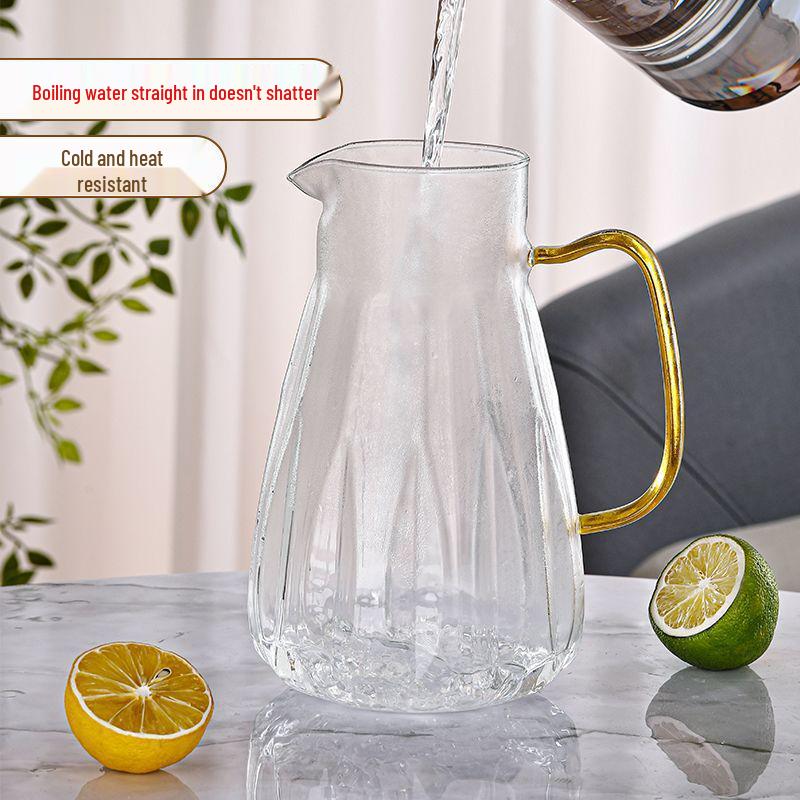 High-Temperature Resistant Glass Tea and Cold Water Kettle - Large Capacity and Explosion-Proof
High-Temperature Resistant Glass Tea and Cold Water Kettle - Large Capacity and Explosion-Proof