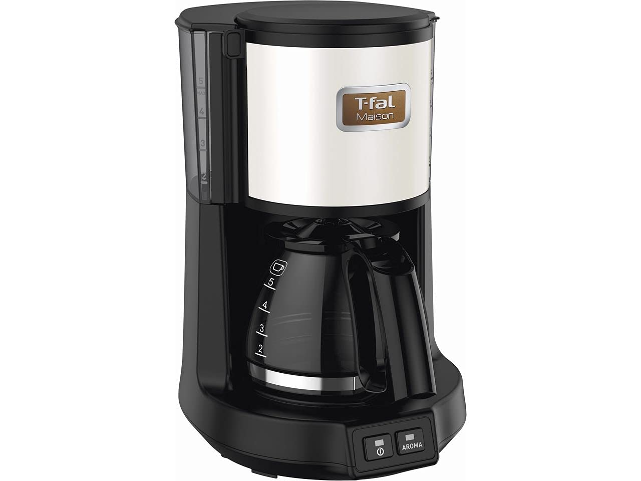 Tefal Coffee Maker Cups Two Selectable Modes Drip Type Maker Maison Snow CM4901JP 0.6L/5 Coffee White
Tefal Coffee Maker Cups Two Selectable Modes Drip Type Maker Maison Snow CM4901JP 0.6L/5 Coffee White