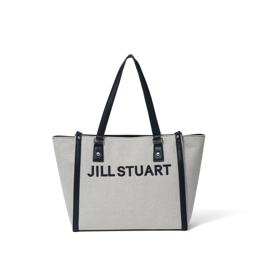 JILL STUART Women s Tote Bag with Panel, Brand Logo, Daily Casual, White x Black, JSLH5AH1
JILL STUART Women s Tote Bag with Panel, Brand Logo, Daily Casual, White x Black, JSLH5AH1