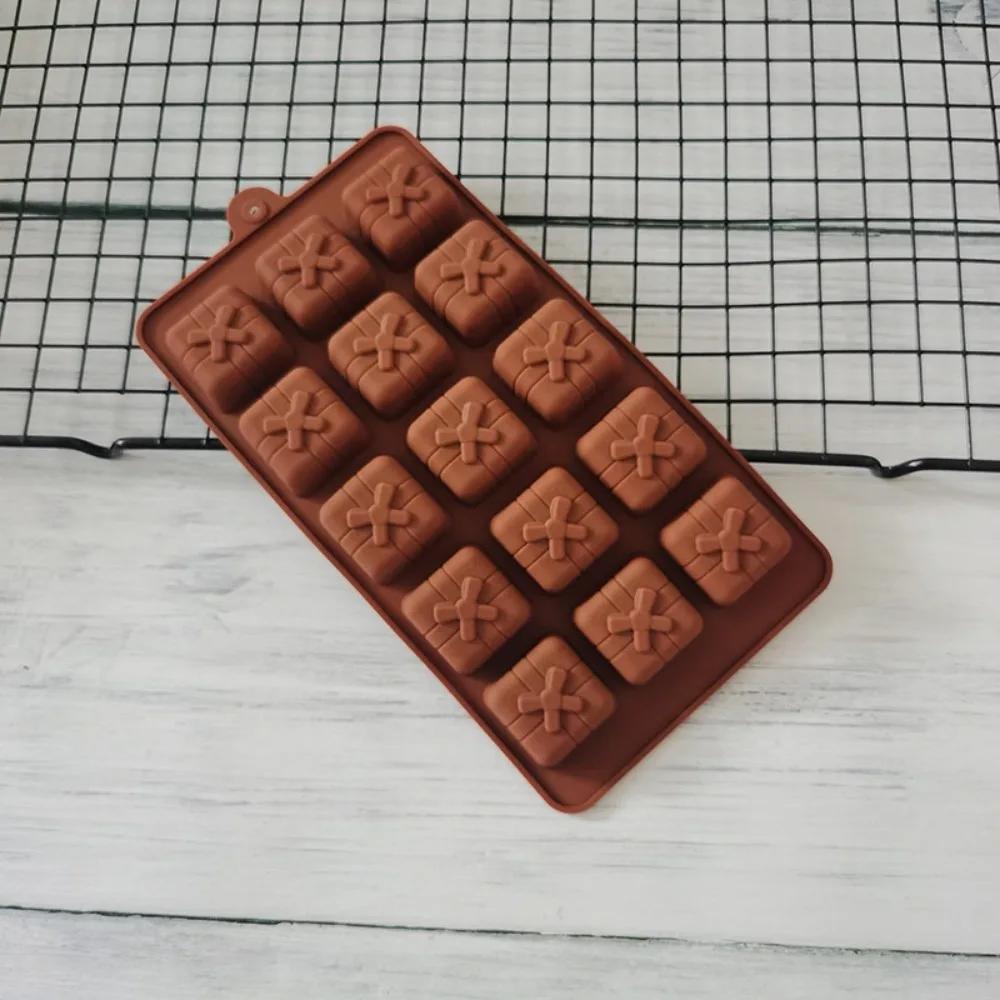 Chocolate Gift Box Molds Reusable Silicone Cake Chocolate Candy Fondant Mold Durable Mould for Baker Ice Butter шоколадний
Chocolate Gift Box Molds Reusable Silicone Cake Chocolate Candy Fondant Mold Durable Mould for Baker Ice Butter шоколадний