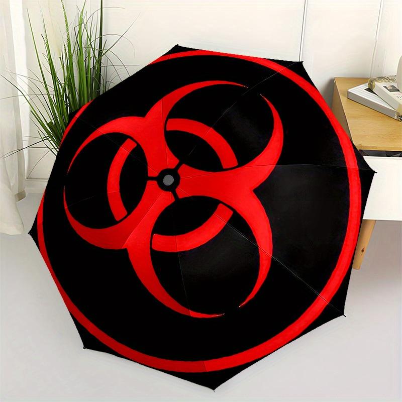 1pc Biohazard Symbol Umbrella with Plastic Handle,Suitable for All Seasons Home Travel Outdoor UmbrellaM907
1pc Biohazard Symbol Umbrella with Plastic Handle,Suitable for All Seasons Home Travel Outdoor UmbrellaM907