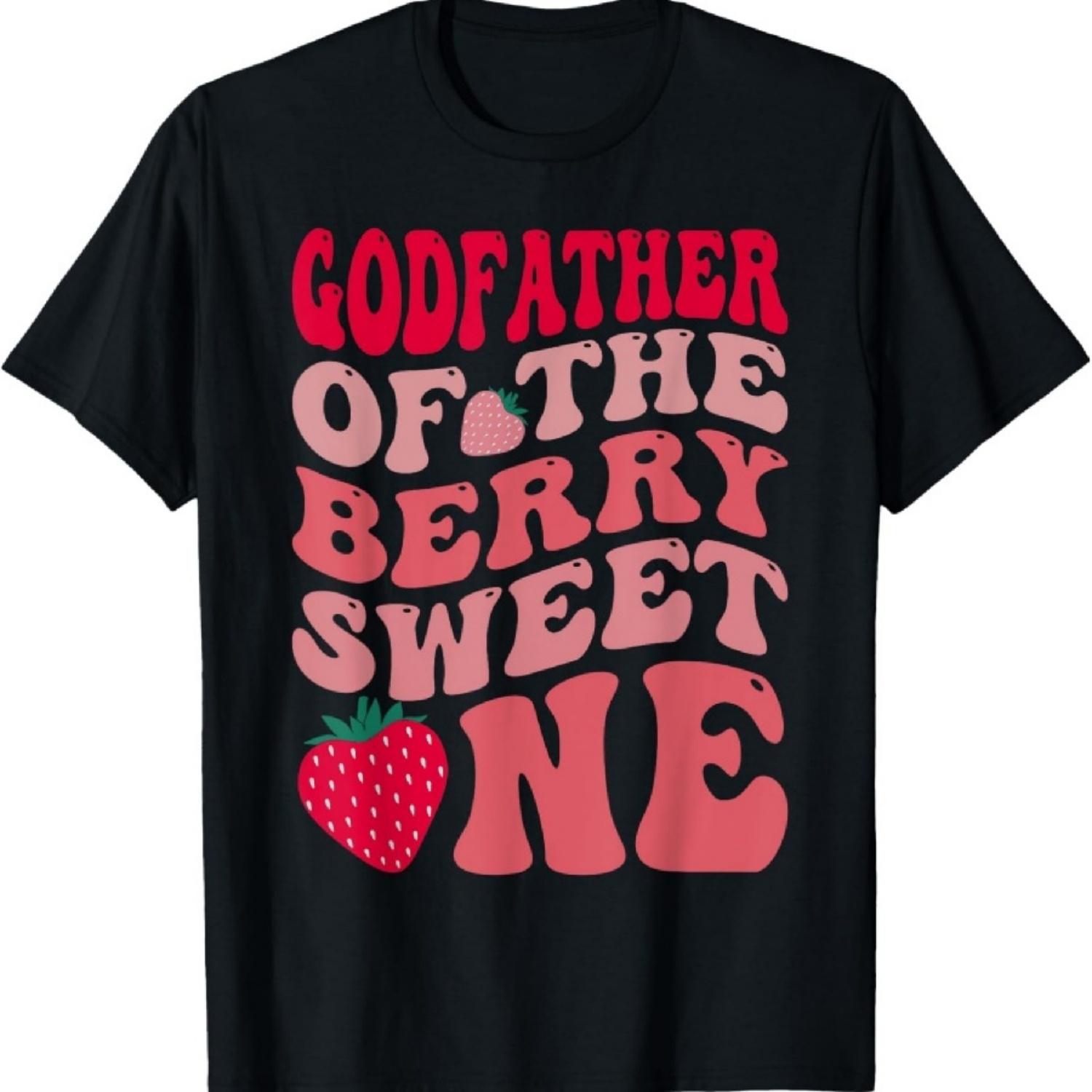 Godfather Of The Berry Sweet One Strawberry First Birthday T-Shirt XXXXXL чорний
Godfather Of The Berry Sweet One Strawberry First Birthday T-Shirt XXXXXL чорний