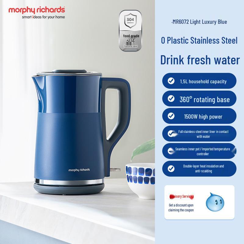 Mofei Insulated Stainless Steel Electric Kettle | Boils, Dechlorinates & Maintains Temperature
Mofei Insulated Stainless Steel Electric Kettle | Boils, Dechlorinates & Maintains Temperature