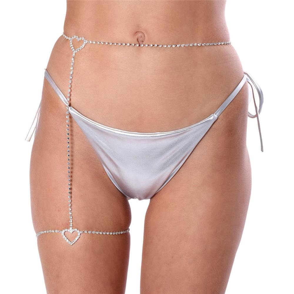Popular, Simple Full Diamond Love Leg Chain Waist Chain, Fashionable And Sexy Body Chain Female Body Chain
Popular, Simple Full Diamond Love Leg Chain Waist Chain, Fashionable And Sexy Body Chain Female Body Chain