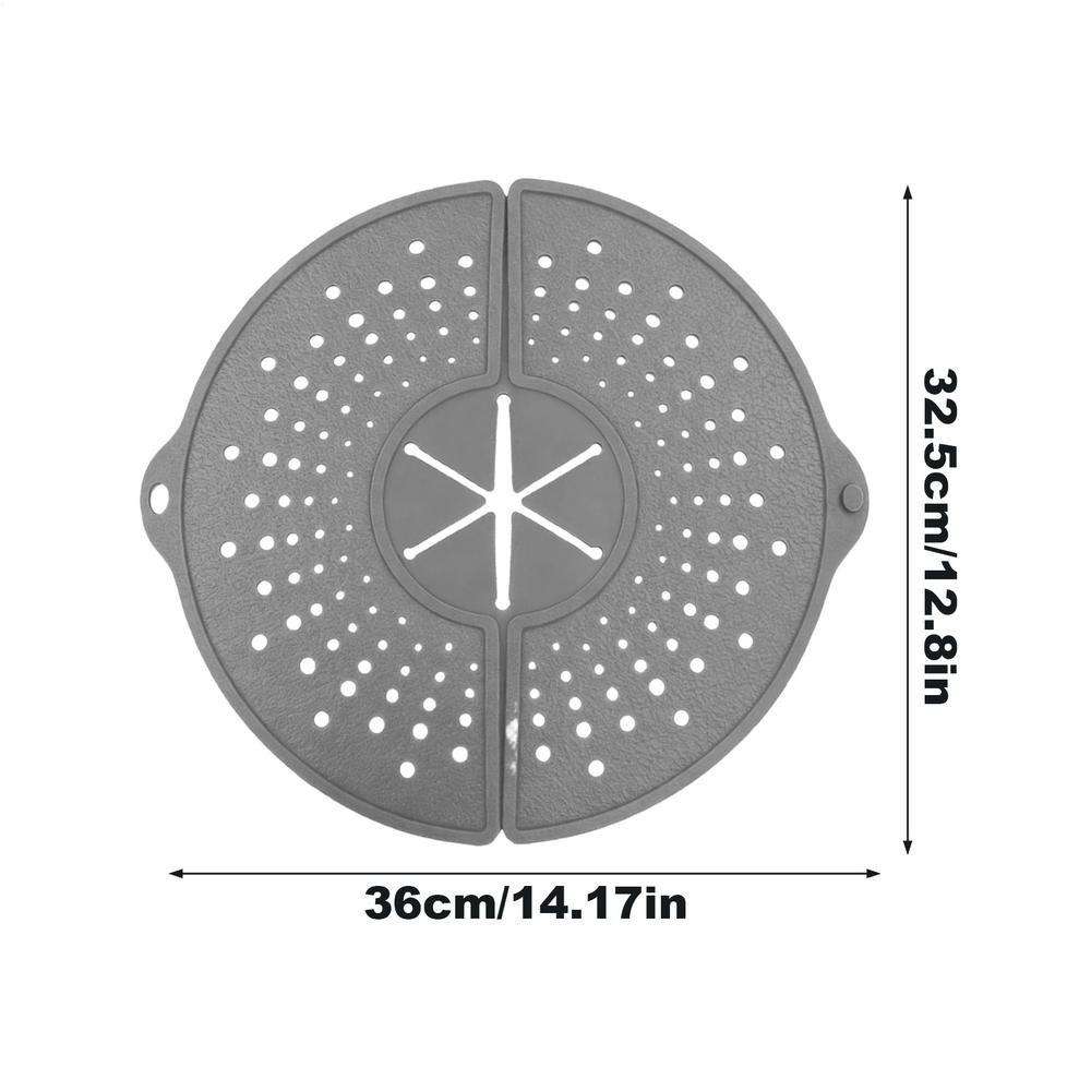 Silicone Lid Spill Stopper Cover Rotatable Folding Pot Pan Cover Hollow Anti Overflow Pot Cover Kitchen Cooking Accessories сірий колір
Silicone Lid Spill Stopper Cover Rotatable Folding Pot Pan Cover Hollow Anti Overflow Pot Cover Kitchen Cooking Accessories сірий колір