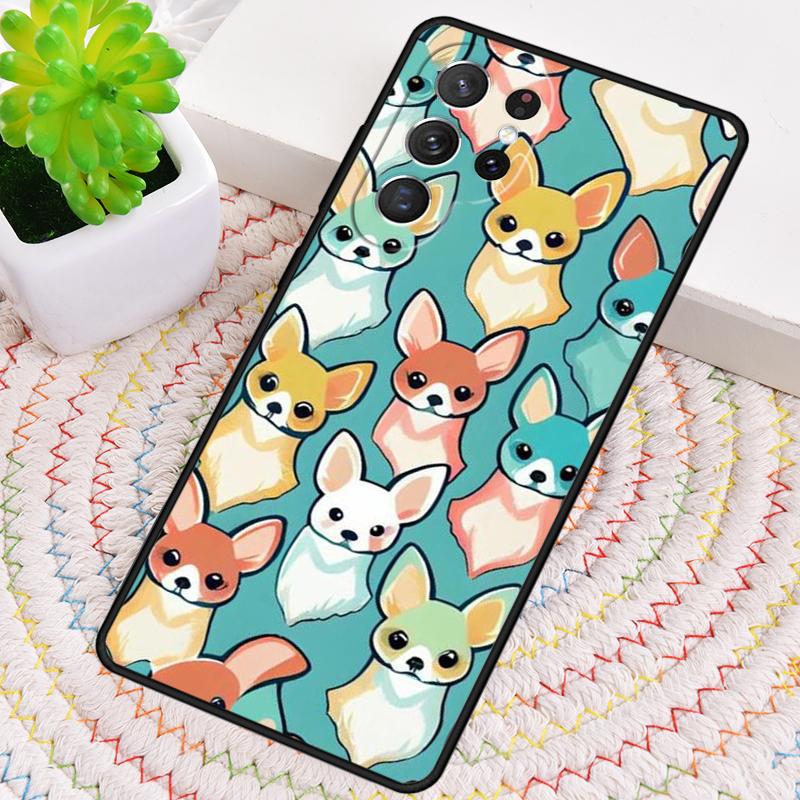 Cute Chihuahua Dogs Phone Case for Samsung Galaxy note 10 pro S26 Ultra S23 S24 FE S25 S21 S22 PLUS shockproof Cove Galaxy S21+ 5G
Cute Chihuahua Dogs Phone Case for Samsung Galaxy note 10 pro S26 Ultra S23 S24 FE S25 S21 S22 PLUS shockproof Cove Galaxy S21+ 5G