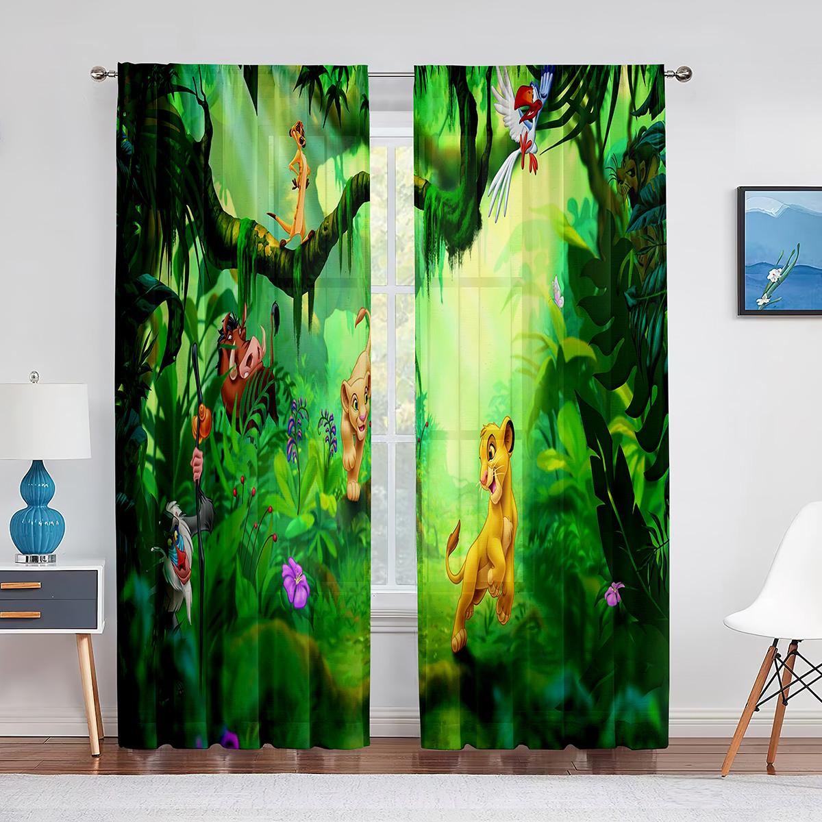 Мультяшные дикие животные Прозрачная вуалевая занавеска Тигр Слон Жираф Оконные шифоновые тюлевые занавески для гостиной, детской спальни, декора 1 PCS W100XH250cm&Grommet Top
Мультяшные дикие животные Прозрачная вуалевая занавеска Тигр Слон Жираф Оконные шифоновые тюлевые занавески для гостиной, детской спальни, декора 1 PCS W100XH250cm&Grommet Top