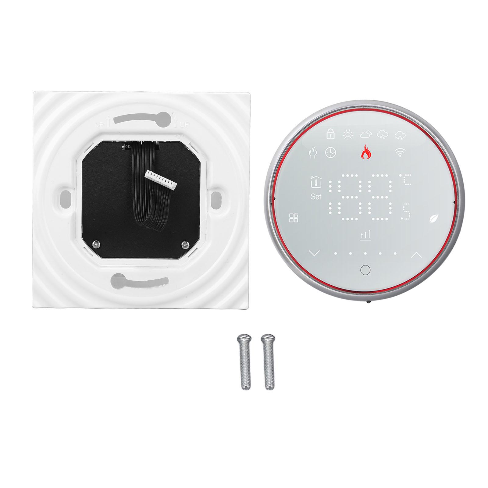 Smart Home Thermostat LED Display Programmable Floor Heating Controller for Household Appliances AC
Smart Home Thermostat LED Display Programmable Floor Heating Controller for Household Appliances AC