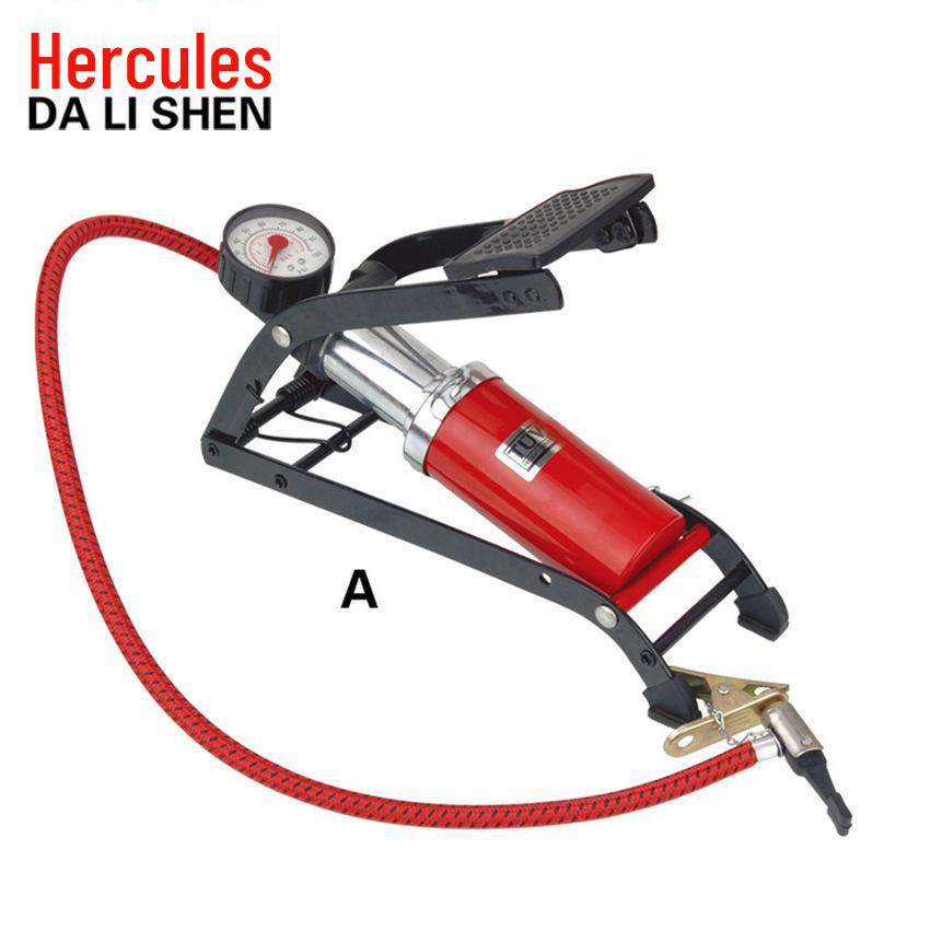 Двухтрубный ножной насос высокого давления Hercules для велосипедов и мотоциклов
Двухтрубный ножной насос высокого давления Hercules для велосипедов и мотоциклов