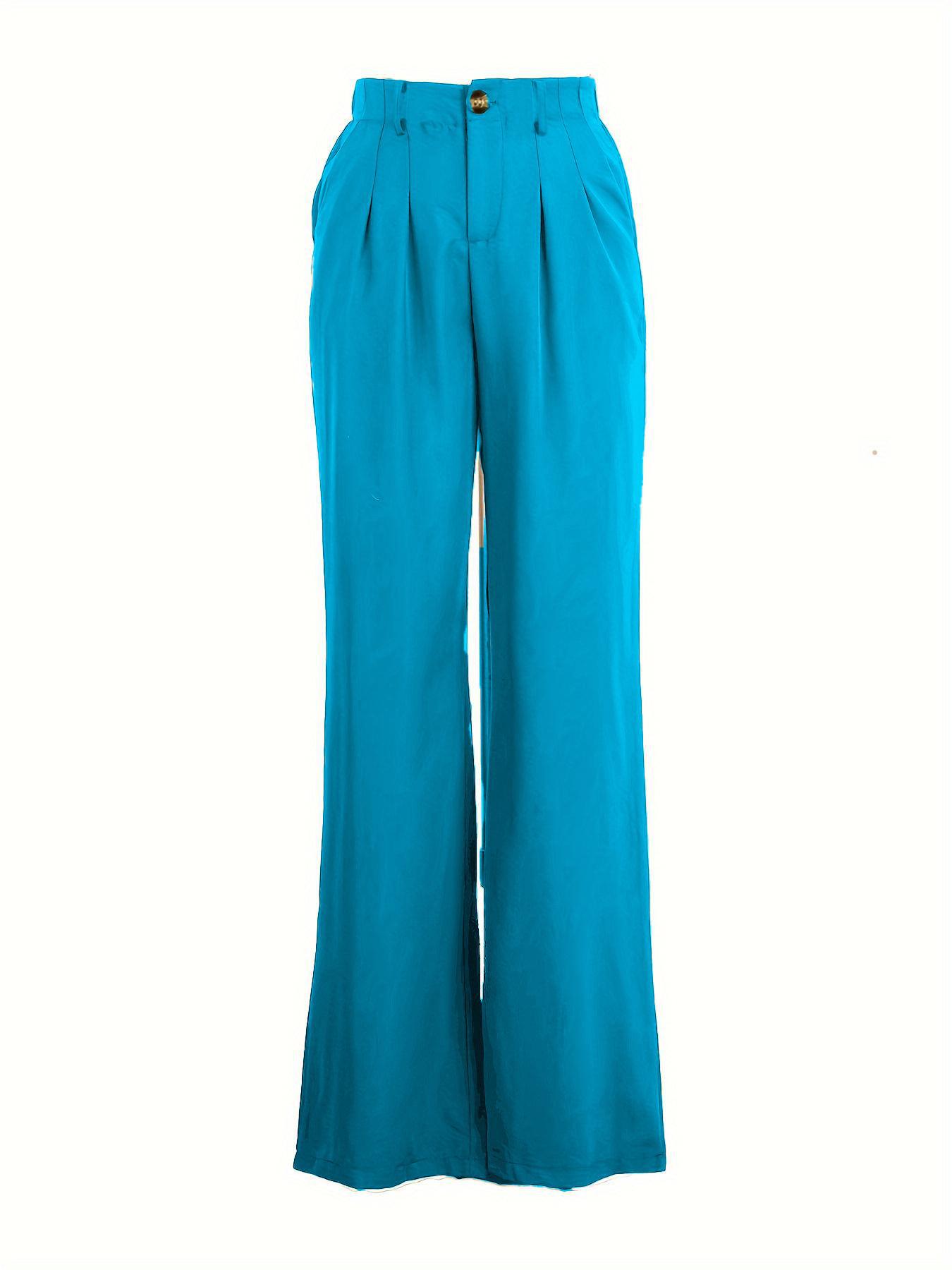 European and American women s clothing high-waisted straight casual pants loose and loose and thin commuting versatile XXL peacock синього кольору
European and American women s clothing high-waisted straight casual pants loose and loose and thin commuting versatile XXL peacock синього кольору