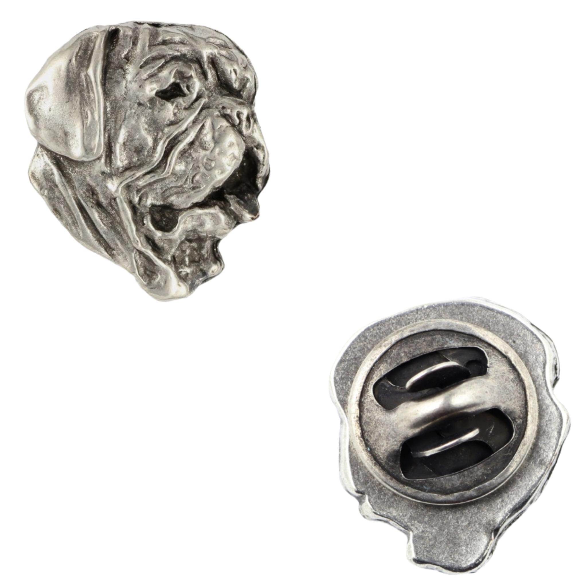 Dogue de Bordeaux, French Mastiff, Bordeauxdog - Dog brooch in a gift box, elegant pin, lapel pin for Art-Dog brand jacket срібний
Dogue de Bordeaux, French Mastiff, Bordeauxdog - Dog brooch in a gift box, elegant pin, lapel pin for Art-Dog brand jacket срібний