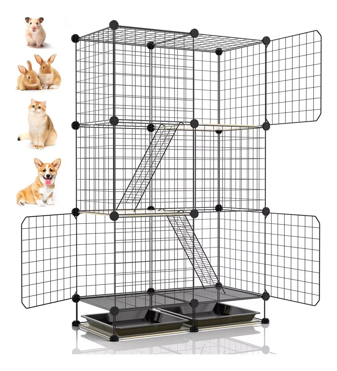 Wallfire Cat 3 Tier Cat Ширина 75 x Глубина 39 x Высота 120 Pet Легко без инструментов Широкая дверь Для домашних животных Подходит для котят Клетка, Клетка, Большая, см, Клетка,
Wallfire Cat 3 Tier Cat Ширина 75 x Глубина 39 x Высота 120 Pet Легко без инструментов Широкая дверь Для домашних животных Подходит для котят Клетка, Клетка, Большая, см, Клетка,