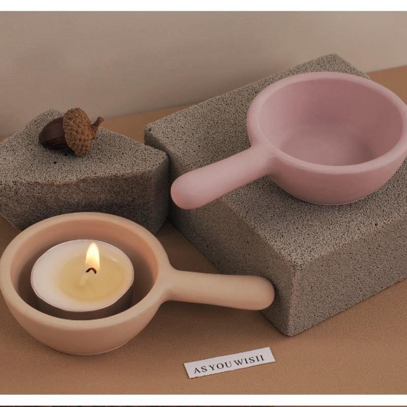 Gypsum Concrete Casting Craft Molds With Handle Candle Cup Mold Frying Pan Shape Candle Holder Conrete Mould Storage Cup
Gypsum Concrete Casting Craft Molds With Handle Candle Cup Mold Frying Pan Shape Candle Holder Conrete Mould Storage Cup
