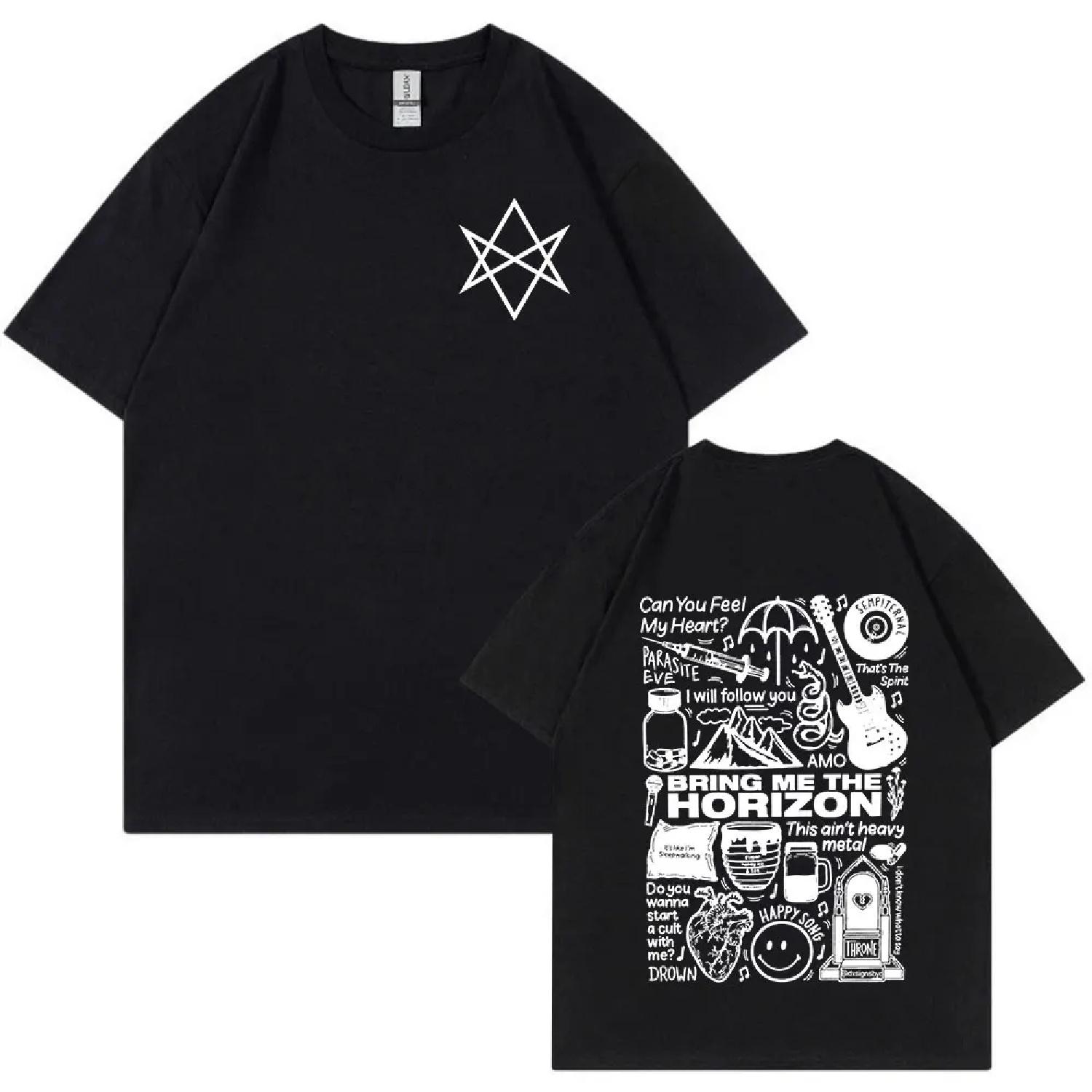BMTH BringMe TheHorizon Метал-группа Мерч Футболка Мужская Женская Винтажная Хип-Хоп Оверсайз Футболка Хлопок Повседневная Футболки с коротким рукавом S чёрный
BMTH BringMe TheHorizon Метал-группа Мерч Футболка Мужская Женская Винтажная Хип-Хоп Оверсайз Футболка Хлопок Повседневная Футболки с коротким рукавом S чёрный