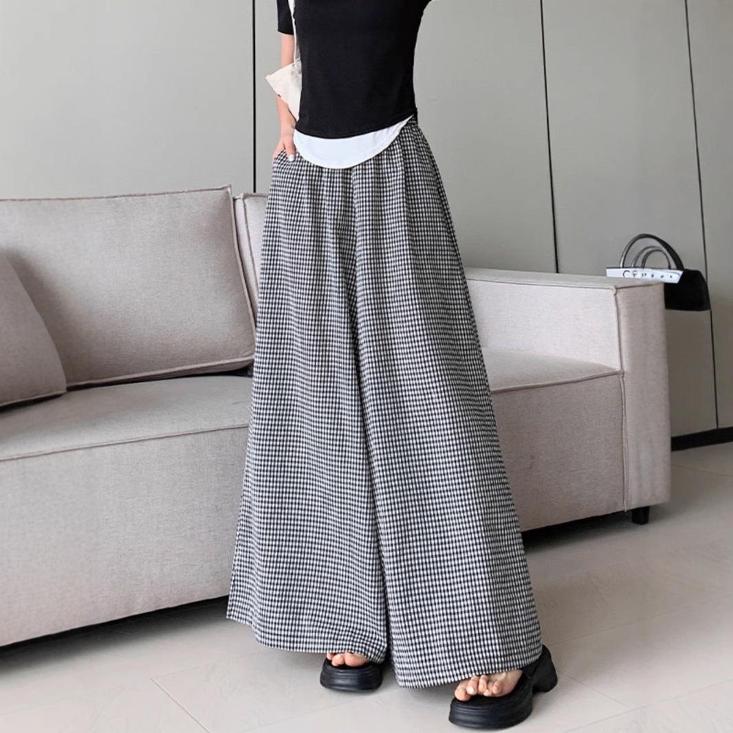 Women s Plaid High Waist Wide Leg Pants - Summer Casual, Loose & Slimming Skirt Style S
Women s Plaid High Waist Wide Leg Pants - Summer Casual, Loose & Slimming Skirt Style S