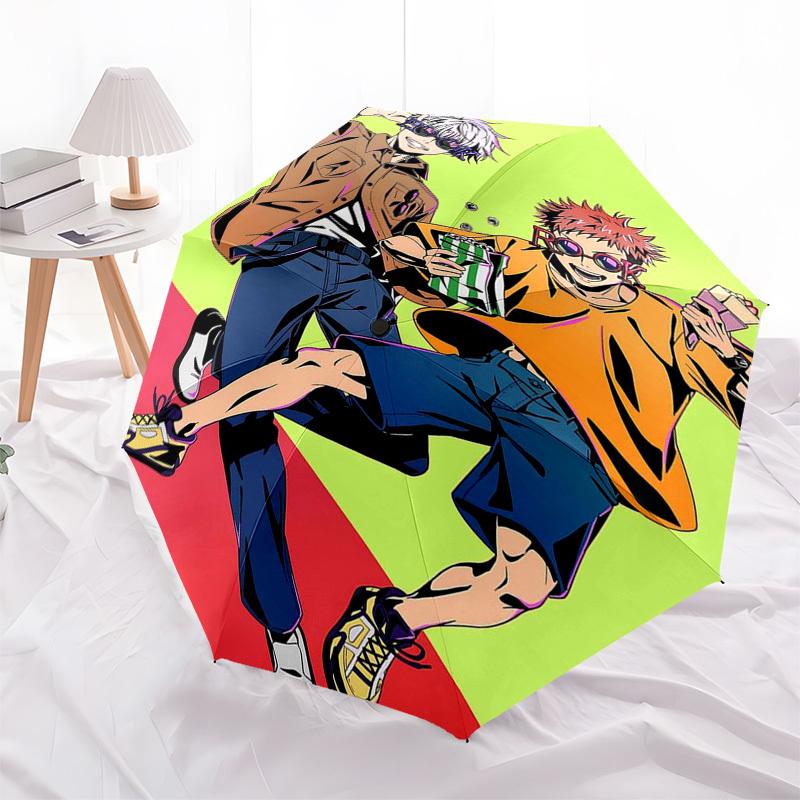 1pc Jujutsu Kaisen Satoru Gojo & Sukuna Outdoor Umbrella - Automatic Opening/Closing, Portable 3-Fold Design with 8-Rib Iron Frame - Perfect Gift for
1pc Jujutsu Kaisen Satoru Gojo & Sukuna Outdoor Umbrella - Automatic Opening/Closing, Portable 3-Fold Design with 8-Rib Iron Frame - Perfect Gift for