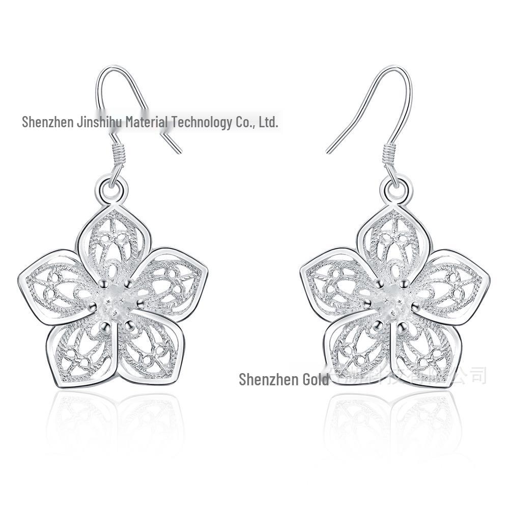 Серьги-цветы Jinshihu Silver Retro в корейском стиле – горячий тренд во внешней торговле
Серьги-цветы Jinshihu Silver Retro в корейском стиле – горячий тренд во внешней торговле