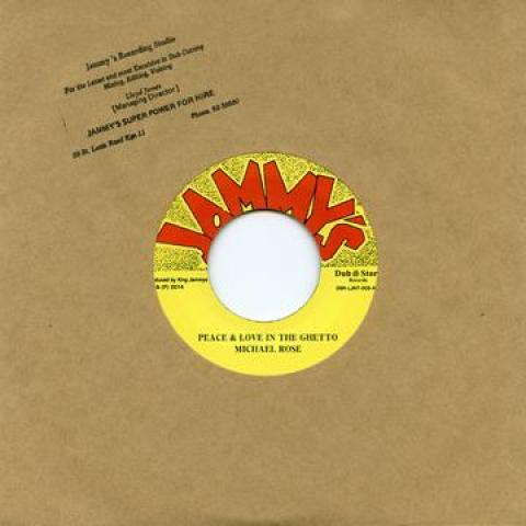 7inch Record MICHAEL ROSE - Peace And Love In The Ghetto / Dub DSRLJN7003 Jammys/Dub Stor 2015 Japan Reggae, Ska & Dub
7inch Record MICHAEL ROSE - Peace And Love In The Ghetto / Dub DSRLJN7003 Jammys/Dub Stor 2015 Japan Reggae, Ska & Dub