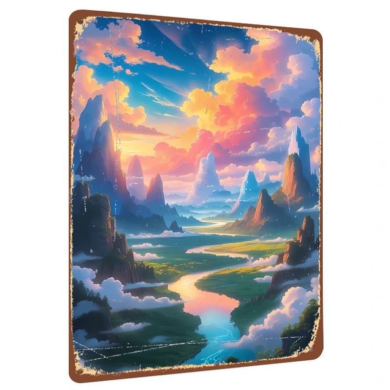 Dreamy Landscape Sunset Custom Metal Tin Sign Home Living Room Bedroom Decorative Wall Art Modern Minimalist Hanging Painting 20x30cm(7.8x11.8inch)
Dreamy Landscape Sunset Custom Metal Tin Sign Home Living Room Bedroom Decorative Wall Art Modern Minimalist Hanging Painting 20x30cm(7.8x11.8inch)