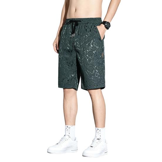 Men Shorts Mid-rise Elastic Waistband Athletic Shorts with Drawstring Pockets Printing Wide Leg Summer Beach Casual Shorts XXXL зелёный
Men Shorts Mid-rise Elastic Waistband Athletic Shorts with Drawstring Pockets Printing Wide Leg Summer Beach Casual Shorts XXXL зелёный
