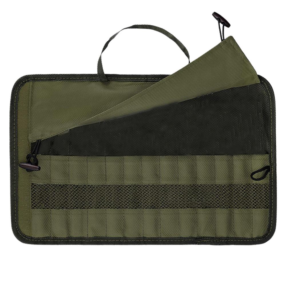 Water Resistant Outdoor Camping Cutlery Storage Bag Portable Roll up Pouch for Forks Spoons Chopsticks - Durable Organizer Case M&1-tier армія зелений колір
Water Resistant Outdoor Camping Cutlery Storage Bag Portable Roll up Pouch for Forks Spoons Chopsticks - Durable Organizer Case M&1-tier армія зелений колір